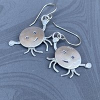 Sterling silver crab earrings, photo 6