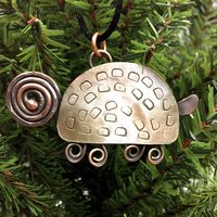 spoon turtle ornament