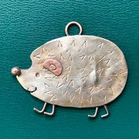 spoon hedgehog ornament