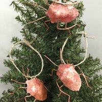 copper stink bug ornament