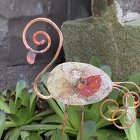 spoon flamingo plant container garden decor