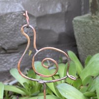 Copper Snail Plant Decor