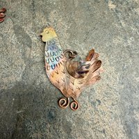 Copper Chicken or Rooster Ornament