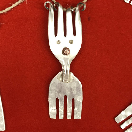 fork deer ornament