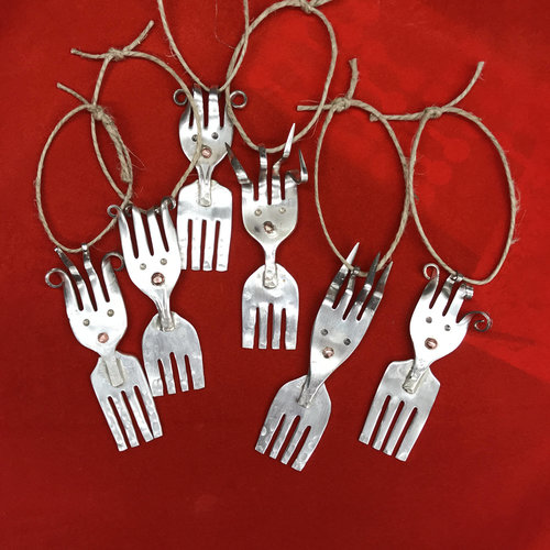 fork deer ornament