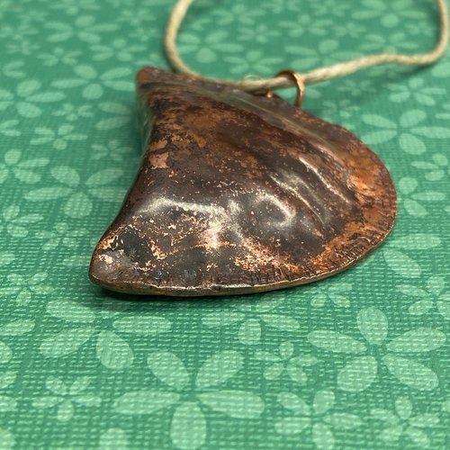 copper pierogi ornament