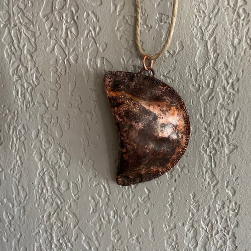 copper pierogi ornament