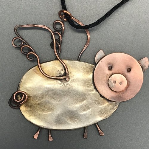 when pigs fly spoon pig ornament