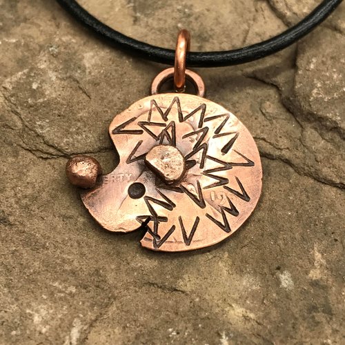penny hedgehog necklace