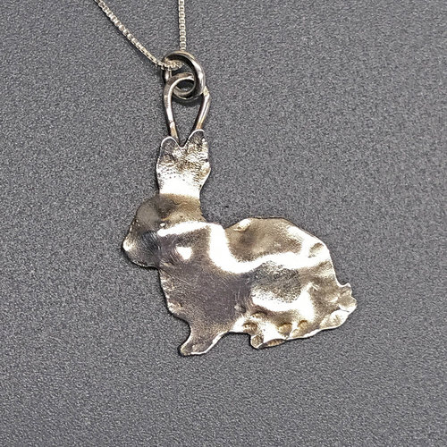 Sterling Bunny Rabbit Necklace