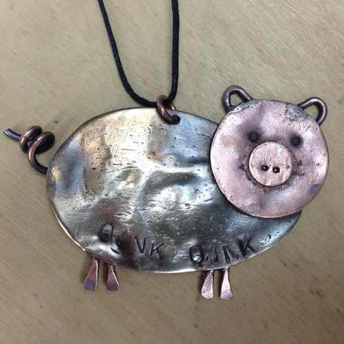 spoon pig ornament, photo 2