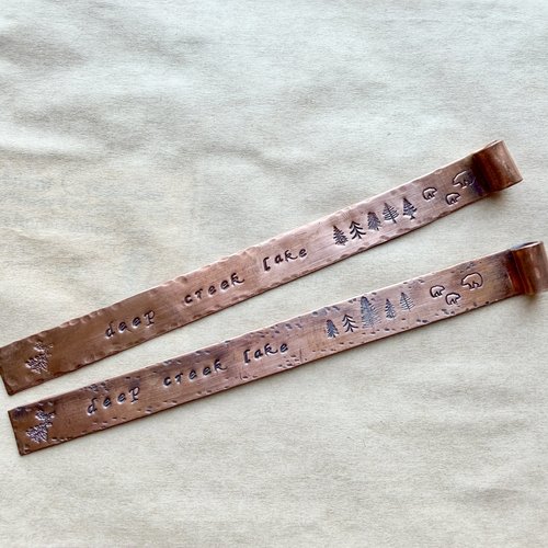 Deep Creek Lake Copper Bookmark