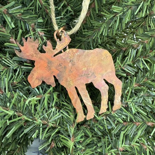 Copper Moose Ornament