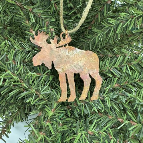 Copper Moose Ornament