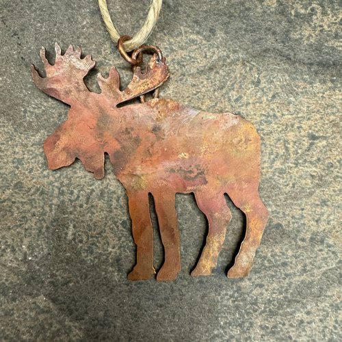 Copper Moose Ornament