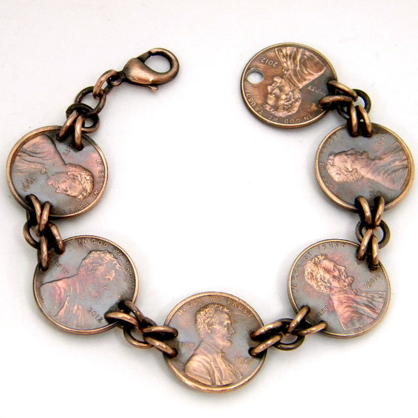 copper penny bracelet