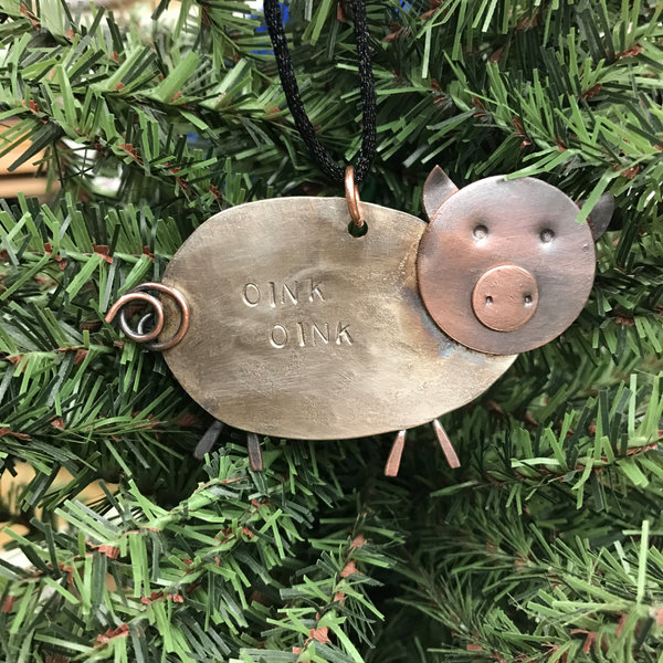 spoon pig ornament, photo 1