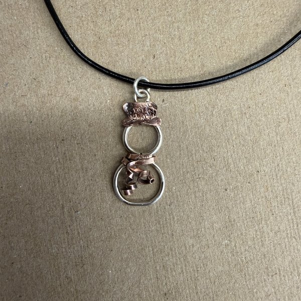 Snowman Necklace