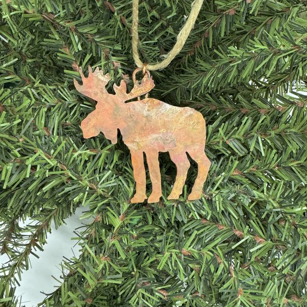 Copper Moose Ornament